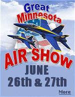 The Great Minnesota Air Show is a two-day aviation extravaganza scheduled for June 26th and 27th, 2010 at the St. Cloud Regional Airport. Click for more.